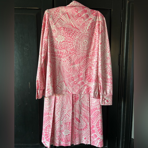 Vintage 60s Mod Drop Waist Sleeveless Dress. Fits size S-M, 6-10 - Picture 4 of 7